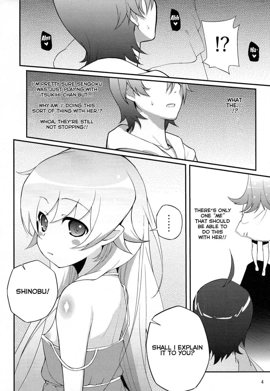 [Yakumi Benishouga] Pachimonogatari Part 3: Nadeko Slave Fhentai.net - Page 4