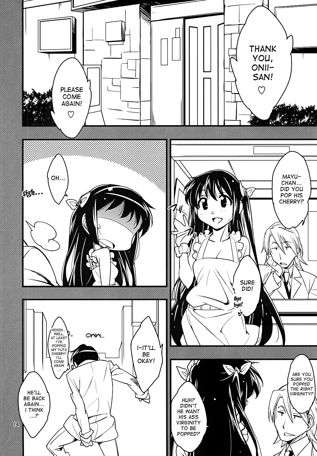 [Akimoto Karma] Futanari Fuuzoku de Fudeoroshi Shitemita Fhentai - Page 13