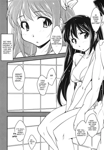 [Akimoto Karma] Futanari Fuuzoku de Fudeoroshi Shitemita Fhentai - Page 3