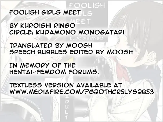 [Kuroishi Ringo] Jochikai | Foolish Girls meet Fhentai - Page 26