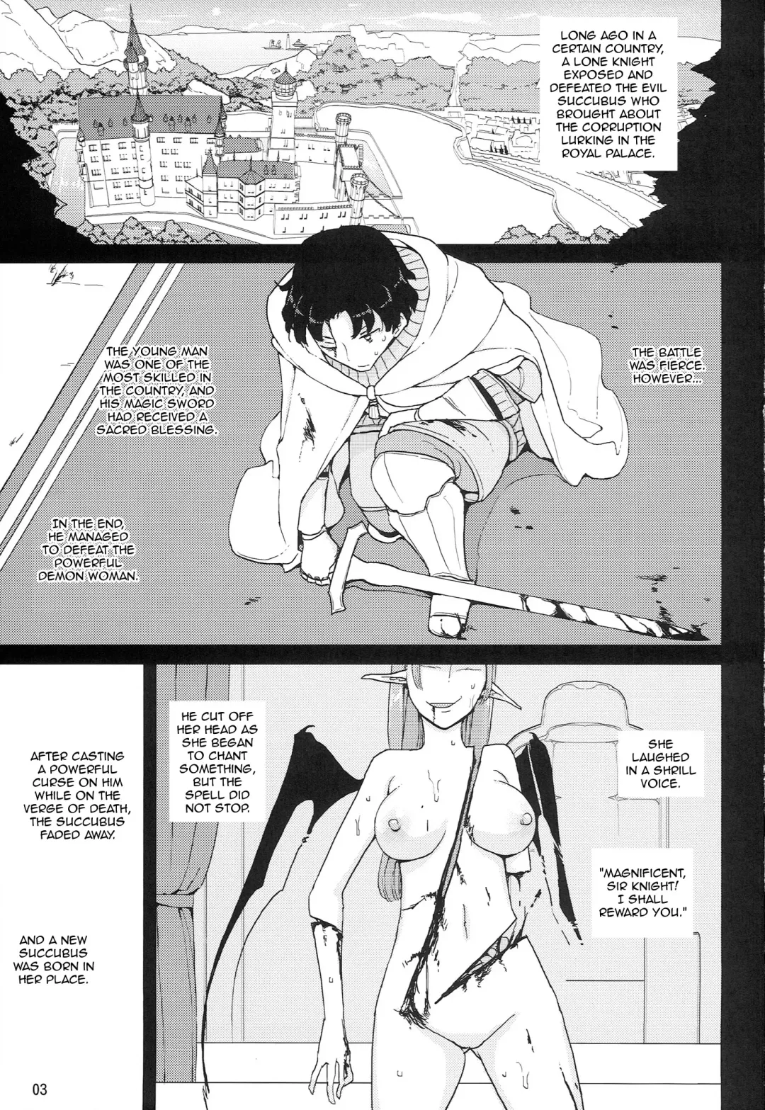 [Yoshiie] Lilith -Inma ni natta Kishi- | Lilith -The Knight Who Became a Succubus- Fhentai - Page 3