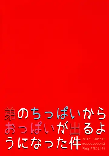 [Coconoe Ricoco] Otouto no Chippai kara Oppai ga Deru You ni Natta Ken Fhentai - Page 30