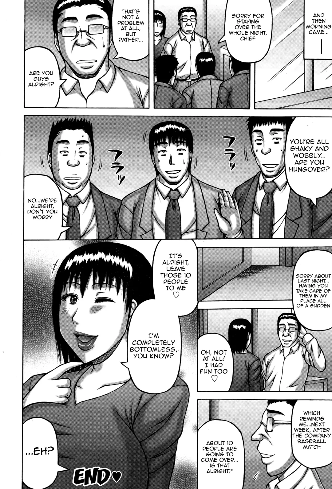 [Sakaki Utamaru] Oku-sama no Inkou Settai | A Wife's Welcoming Intercourse Fhentai.net - Page 20