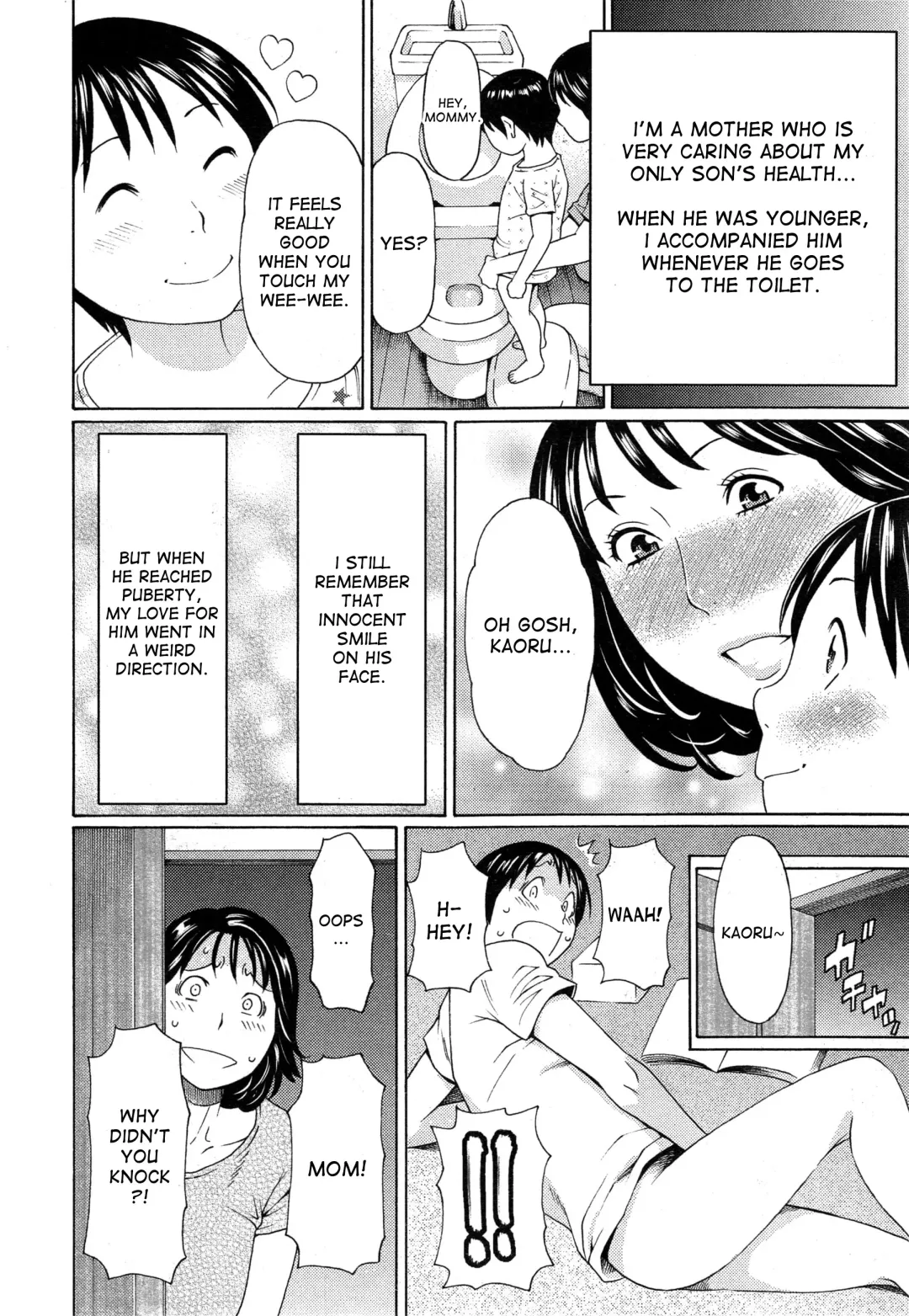 [Takasugi Kou] Itoshi no Musuko wa Dare no Mono ? | To Whom does My Beloved Child('s penis) Belong Ch. 1-4 Fhentai - Page 2