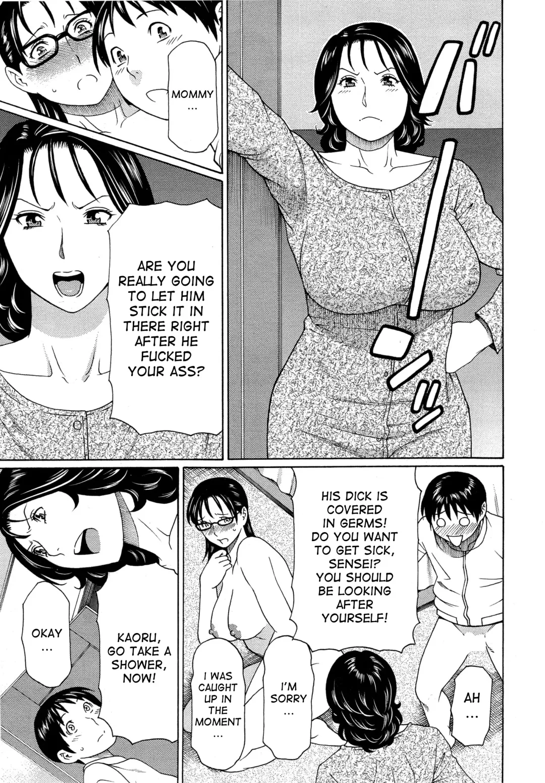 [Takasugi Kou] Itoshi no Musuko wa Dare no Mono ? | To Whom does My Beloved Child('s penis) Belong Ch. 1-4 Fhentai - Page 59