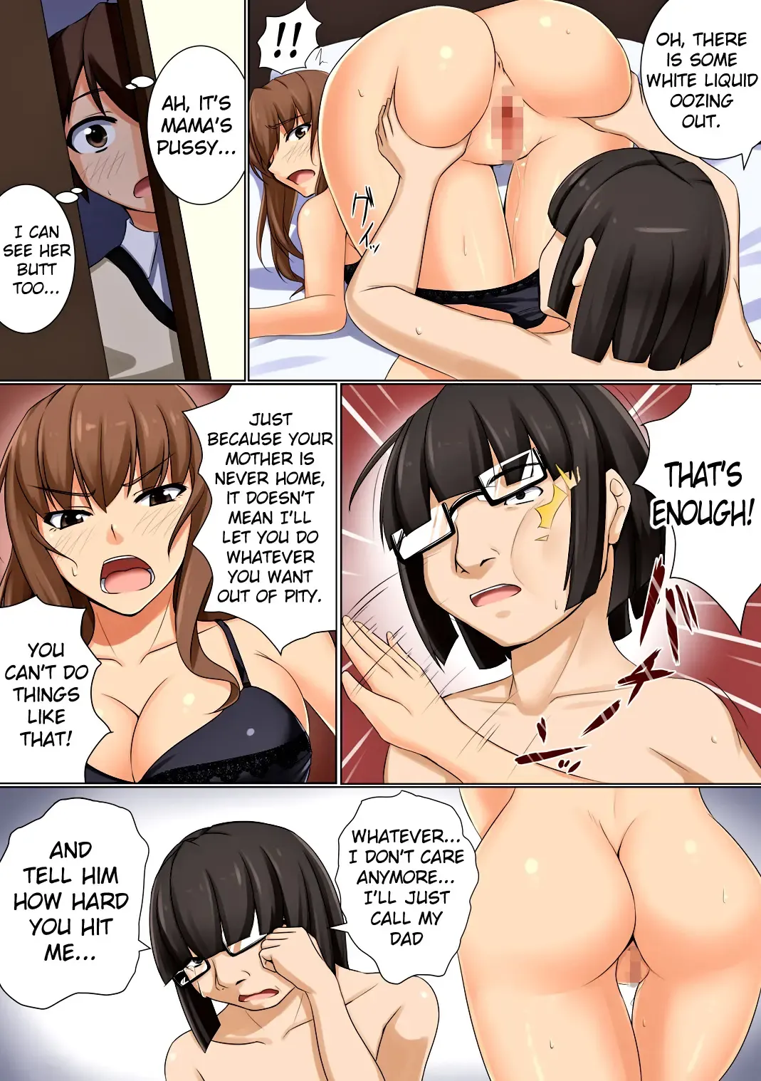 [Akitsuki Karasu] Mama ga Kakurete Seisettai ~Daisuki na Mama ga Ie de Azukatta Shachou no Kuso Musuko no Chinpo no Toriko ni Sarete ita~ Fhentai - Page 19