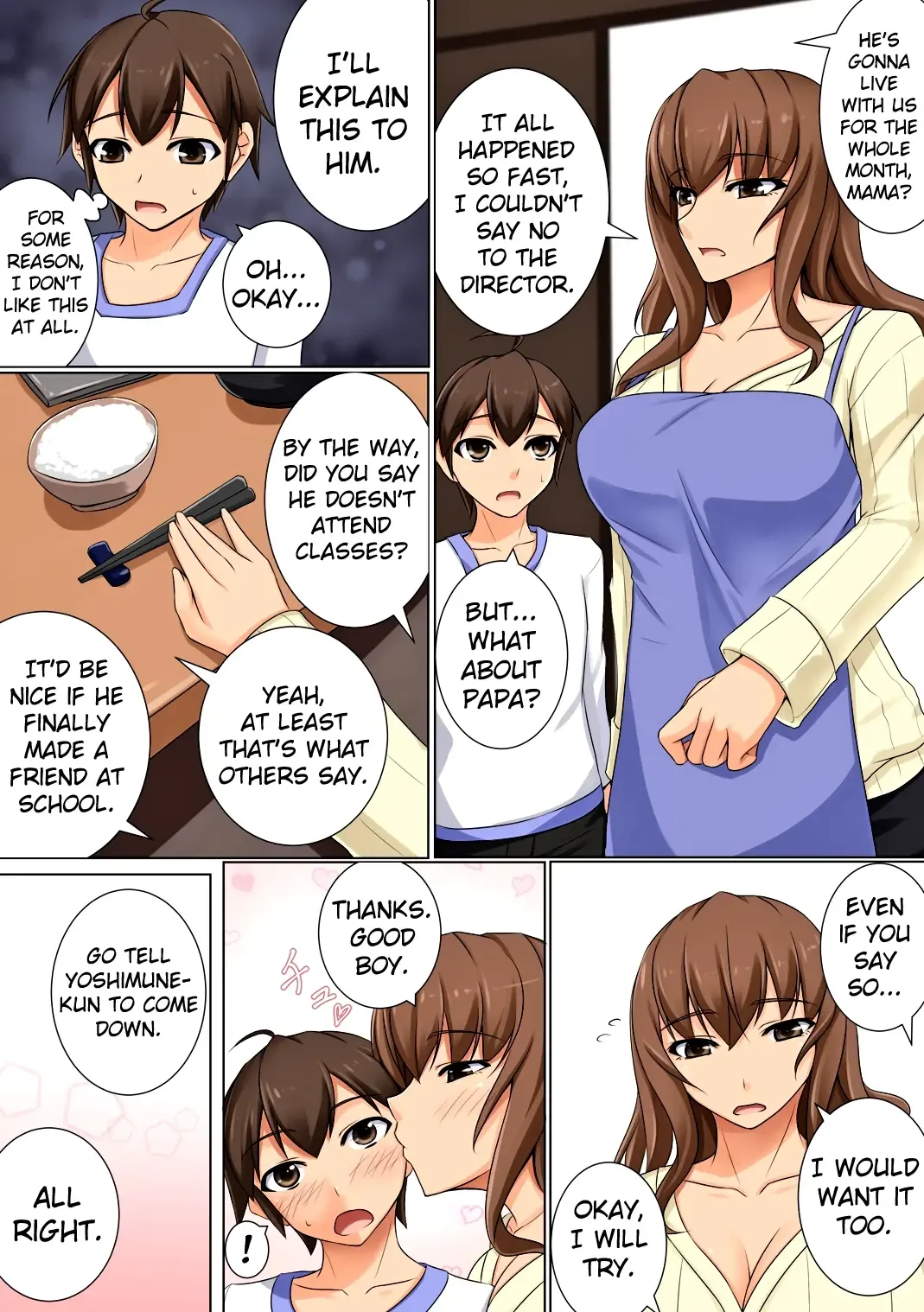 [Akitsuki Karasu] Mama ga Kakurete Seisettai ~Daisuki na Mama ga Ie de Azukatta Shachou no Kuso Musuko no Chinpo no Toriko ni Sarete ita~ Fhentai - Page 9