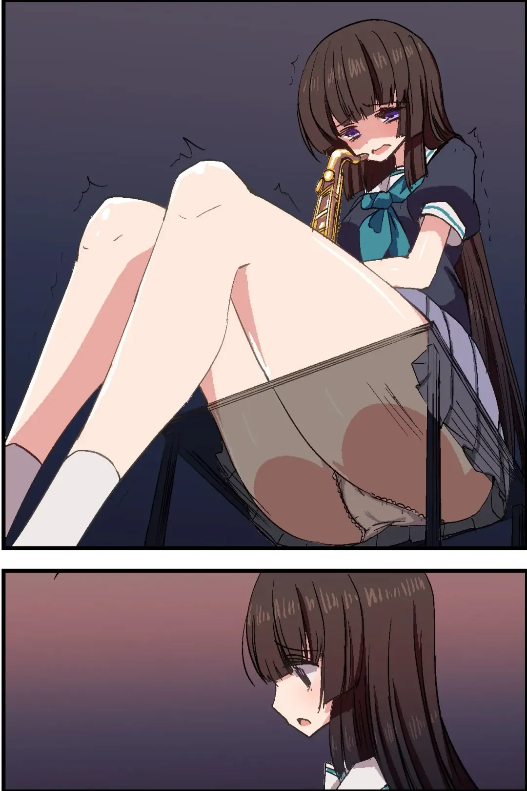 Moshimo, Kimo Kyoushi ga Ayatsuri Shikibou o Tsukatte Suisou Gakubu no Joshi Seito o Saimin Sousa de Kyousei Houshi Meirei Shite Osouji Fella Sasetari Hatsujou Sasete Renzoku Sounyuu Shichattara Fhentai - Page 75