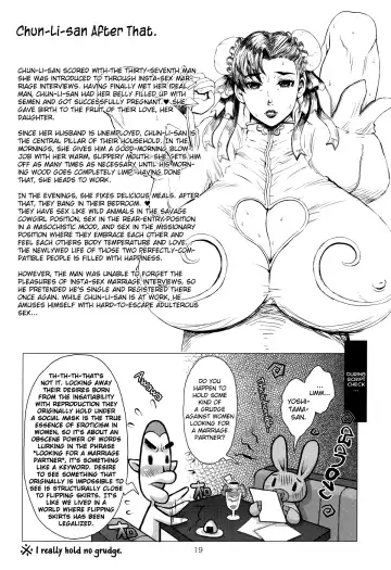 [Nanakichi - Yoshitama Ichirou] METABOLISM Chun-Li - Konkatsuchuu no Bijukujo Chun-Li-san, Honki no Kyuukon Sex. Fhentai - Page 18