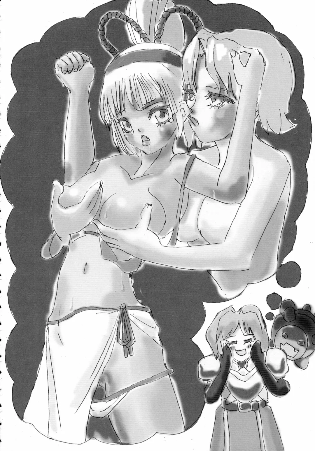 [C.r - Erect Sawaru - Yasakani An] Gatsu ga Miteiru Fhentai - Page 54