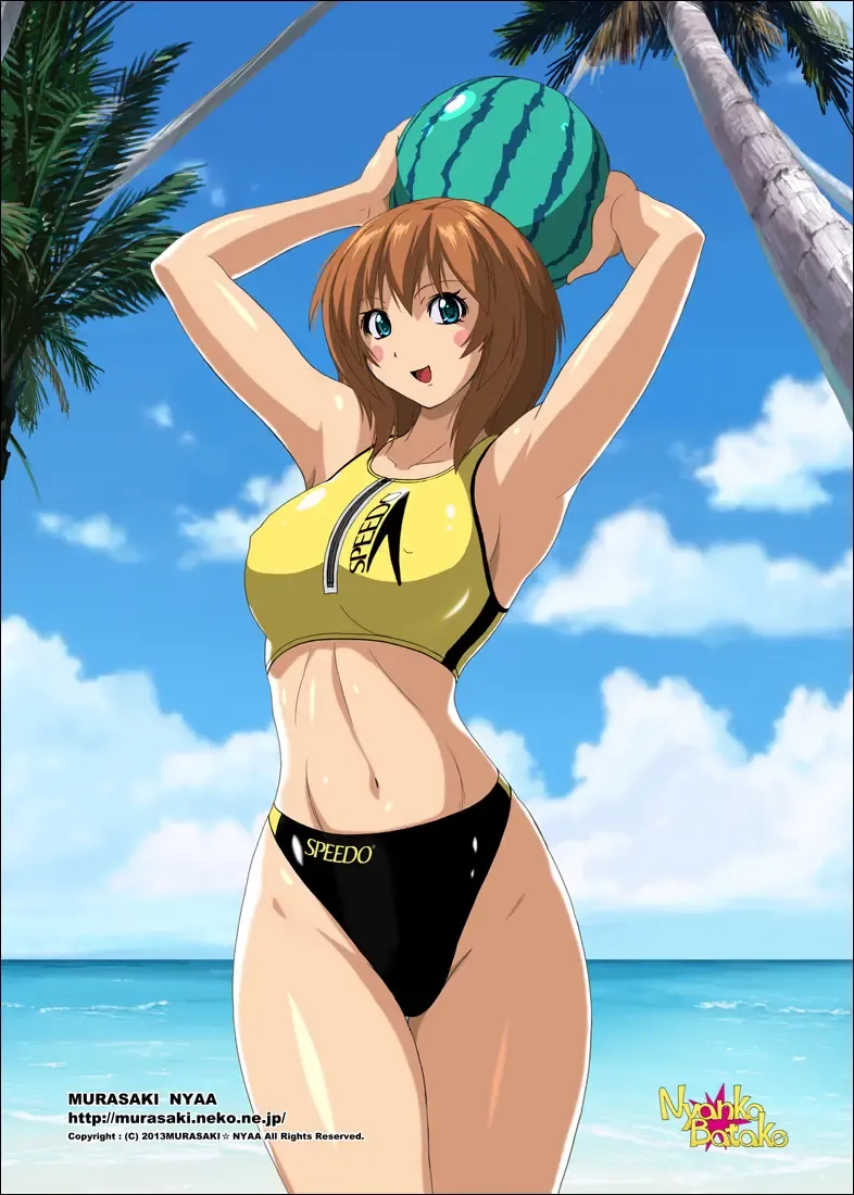 [Murasaki Nyaa] Pitapita Kyouei Mizugi GX Fhentai - Page 36