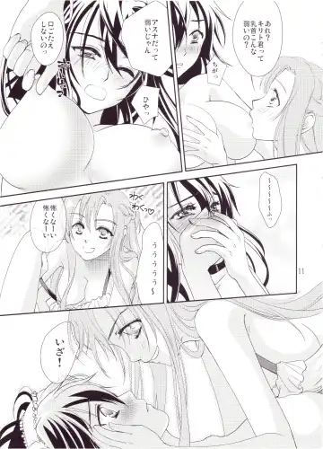 [Siratama Nikukyuu] Kirito-kun no Shiroku Betatsuku nani ka Fhentai - Page 10
