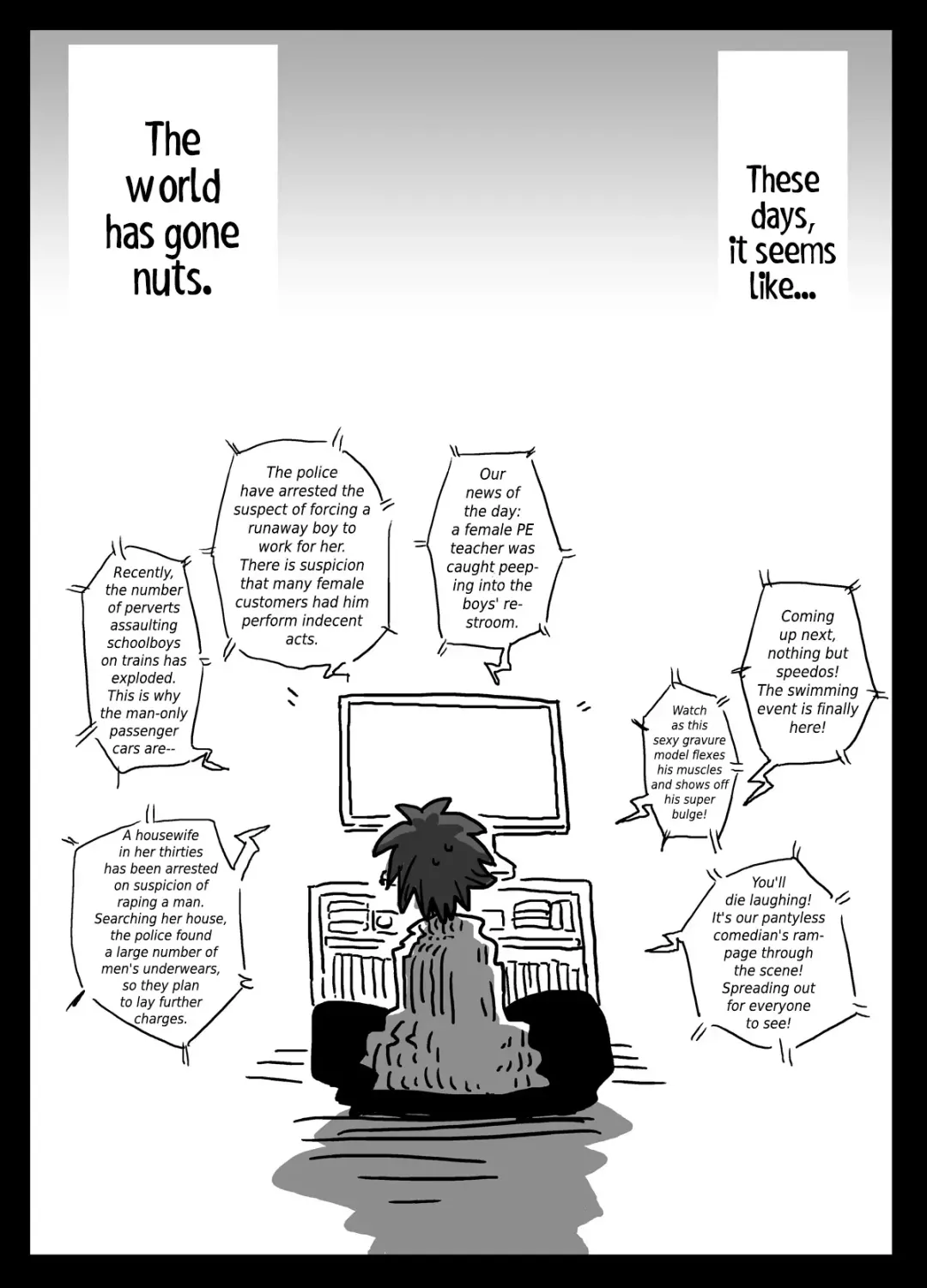 [Amahara] Teisou Gyakuten Sekai | World of Reversed Gender Roles Fhentai - Page 2