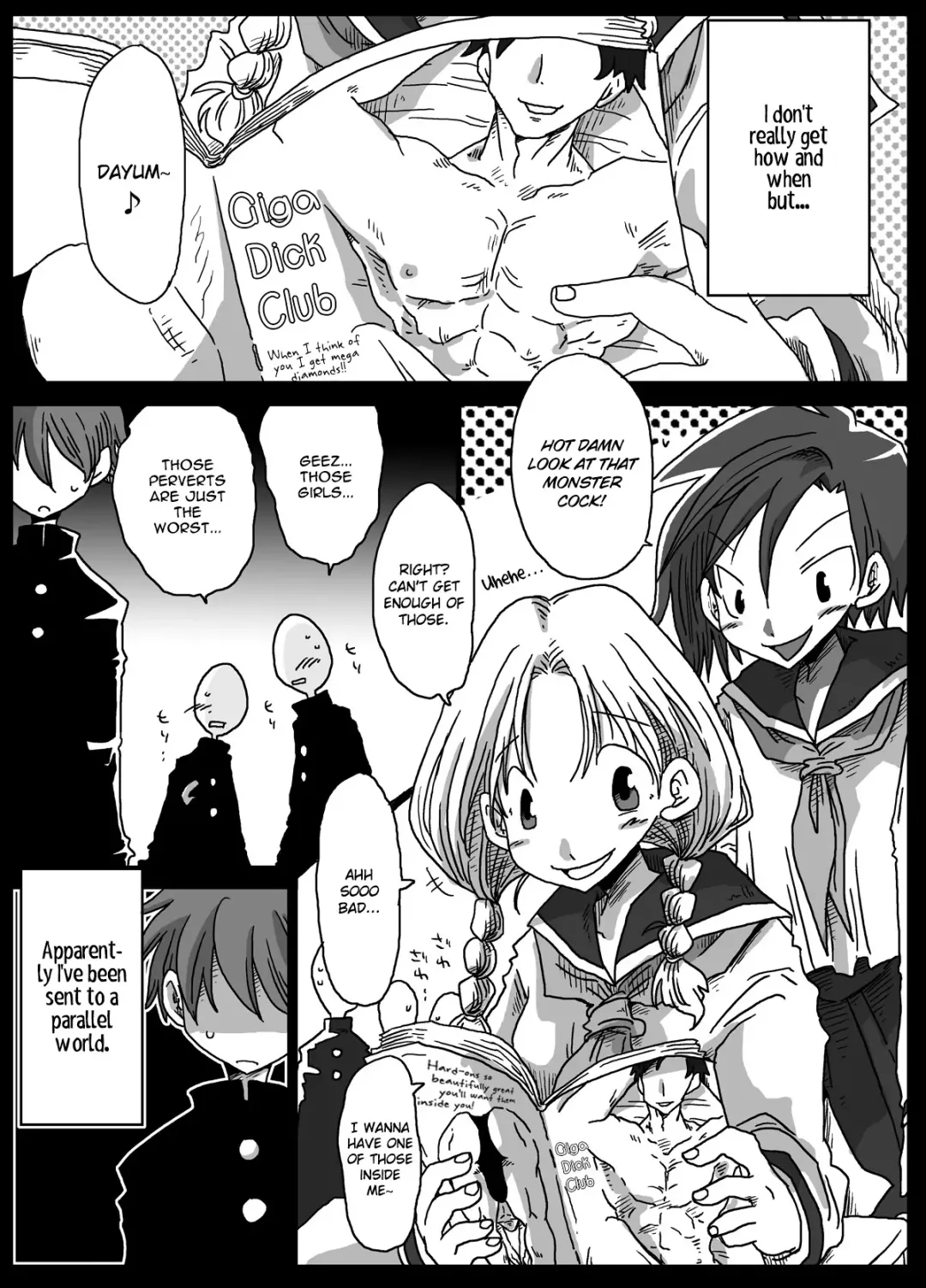 [Amahara] Teisou Gyakuten Sekai | World of Reversed Gender Roles Fhentai - Page 3