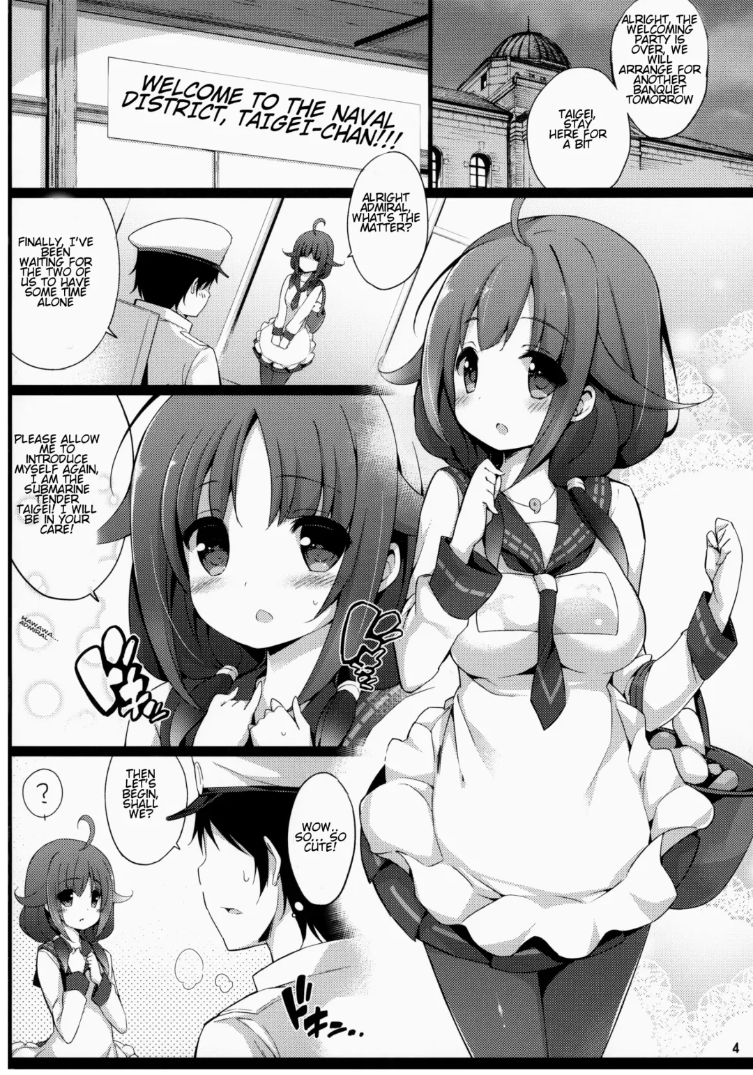 [Watanohara - Watanon] Taigei-Chan to Yasen Shitai! | I want to do a Night Battle with Taigei-chan Fhentai - Page 3