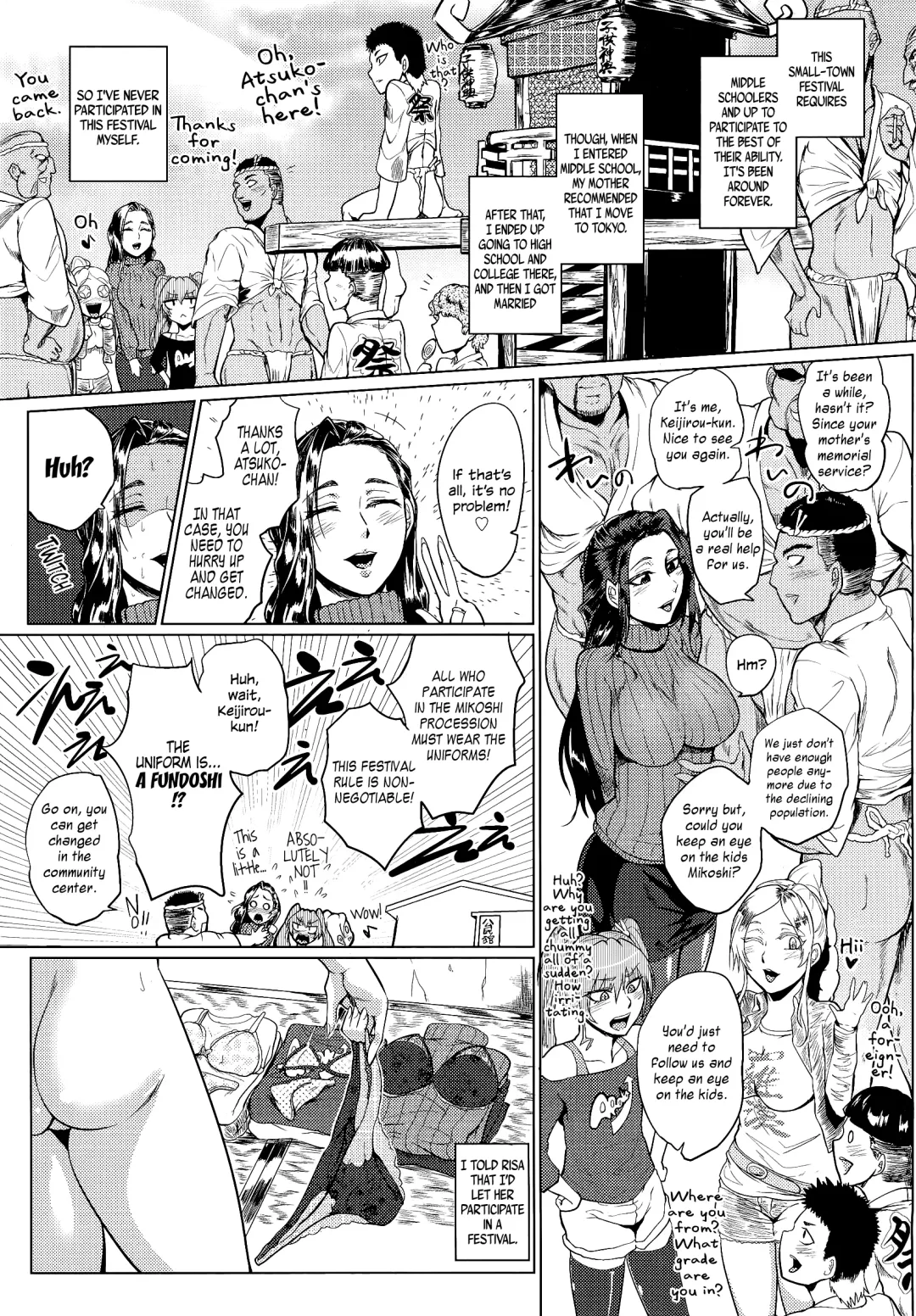 [Sagattoru] Omatsuri ~Mura ni Otosareru Ikka~ | Ensnaring Festival Fhentai - Page 3