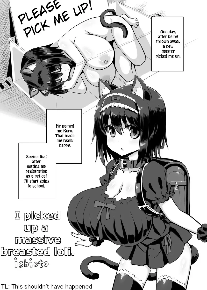 [Ishioto] Loli Kyonyuu Hirotta. Fhentai - Page 1