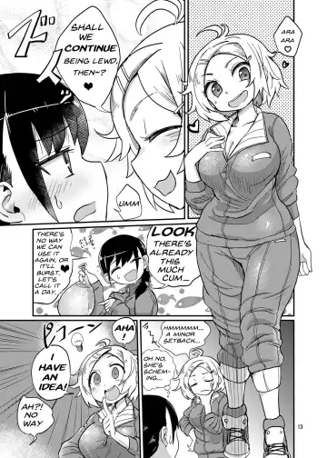 [Magifuro Konnyaku] Futanari JC no Nichijou | Futanari Daily Life Fhentai - Page 13