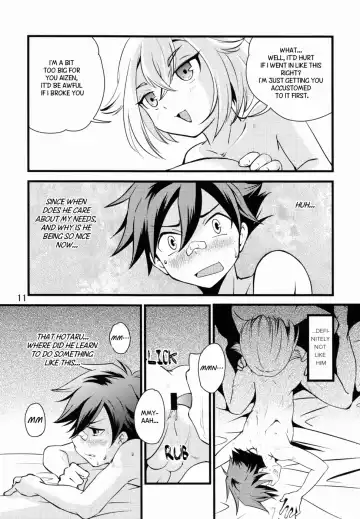 [Miyamoto Ikusa] Aikata no Are ga Ooki Sugiru Ken | My Partner is too Big for Me Fhentai.net - Page 9