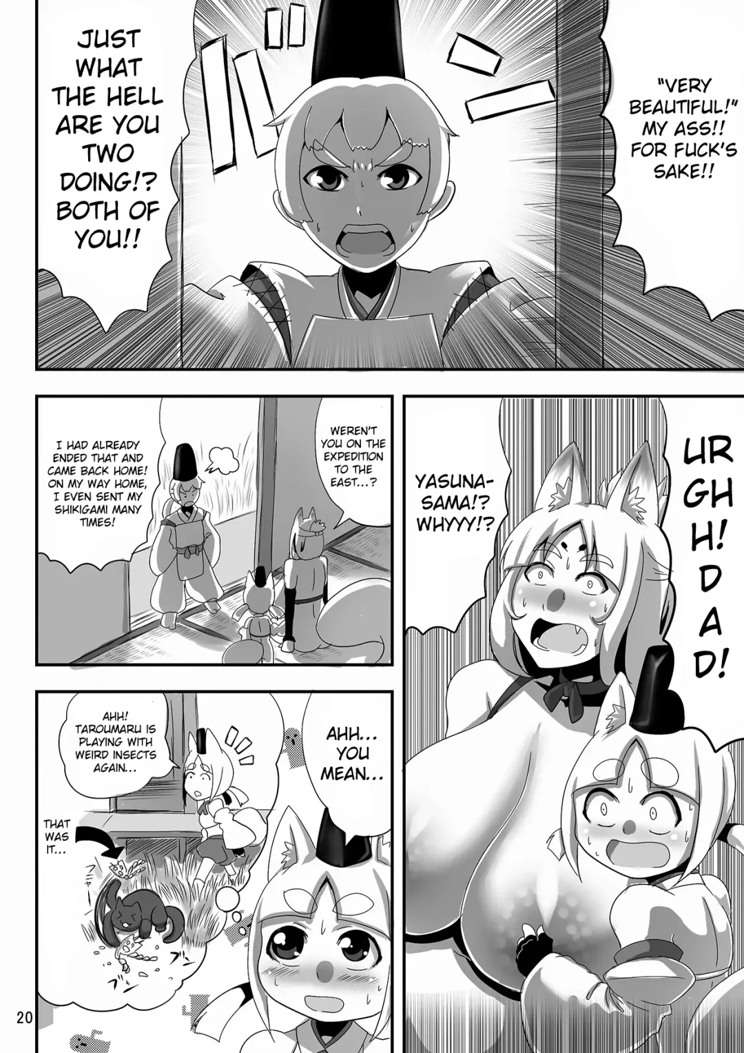 [Naniwadou Matatabi] Kitsune no Haha. | Fox Mother. Fhentai - Page 19