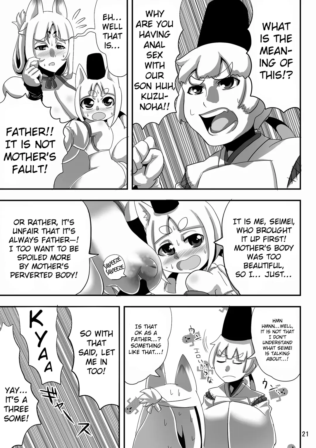 [Naniwadou Matatabi] Kitsune no Haha. | Fox Mother. Fhentai - Page 20