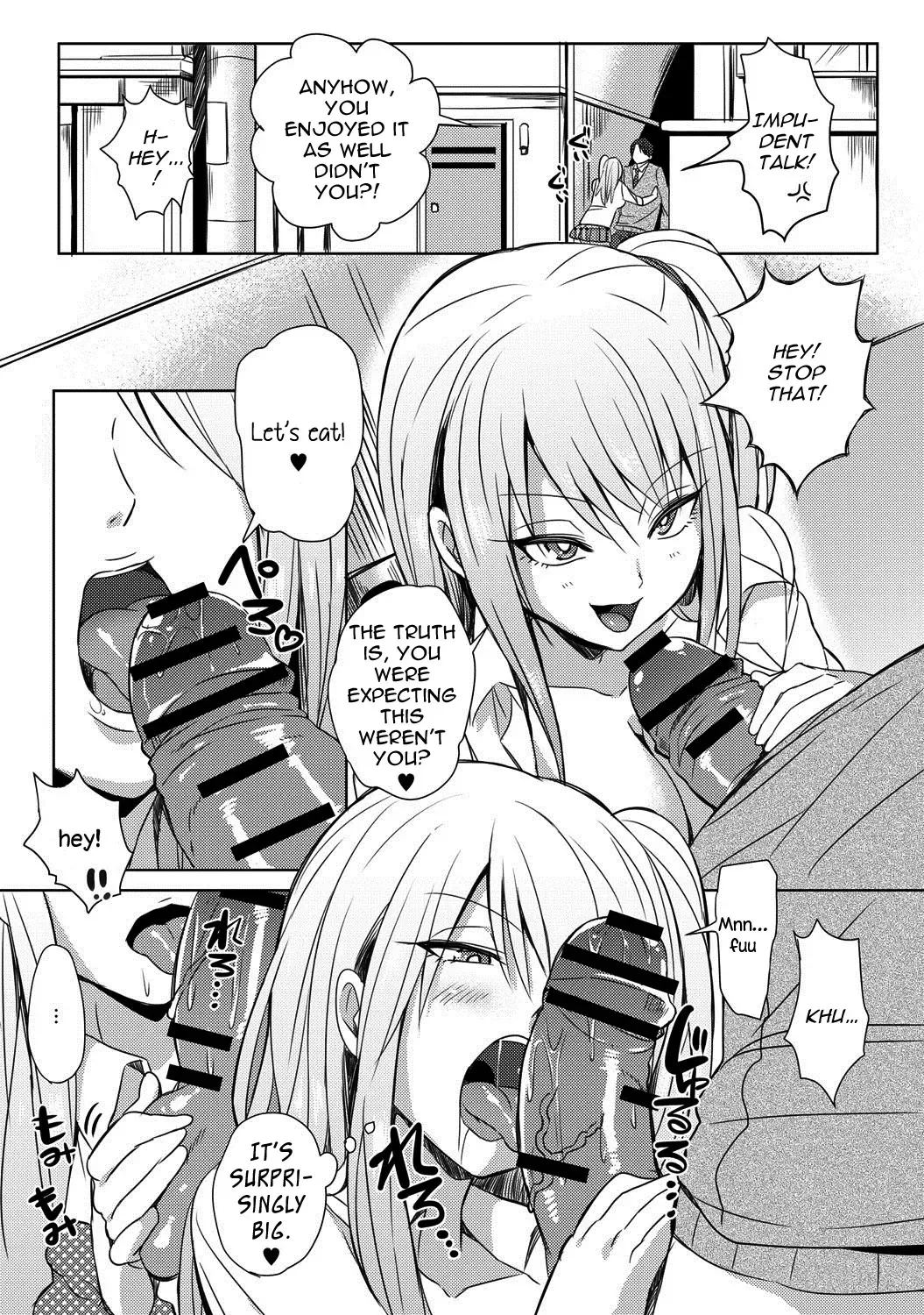 [Yuuga] Bitch-chan vs. Megane-kun | Bitch vs. Glasses Fhentai - Page 9