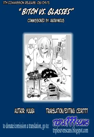 [Yuuga] Bitch-chan vs. Megane-kun | Bitch vs. Glasses Fhentai - Page 17