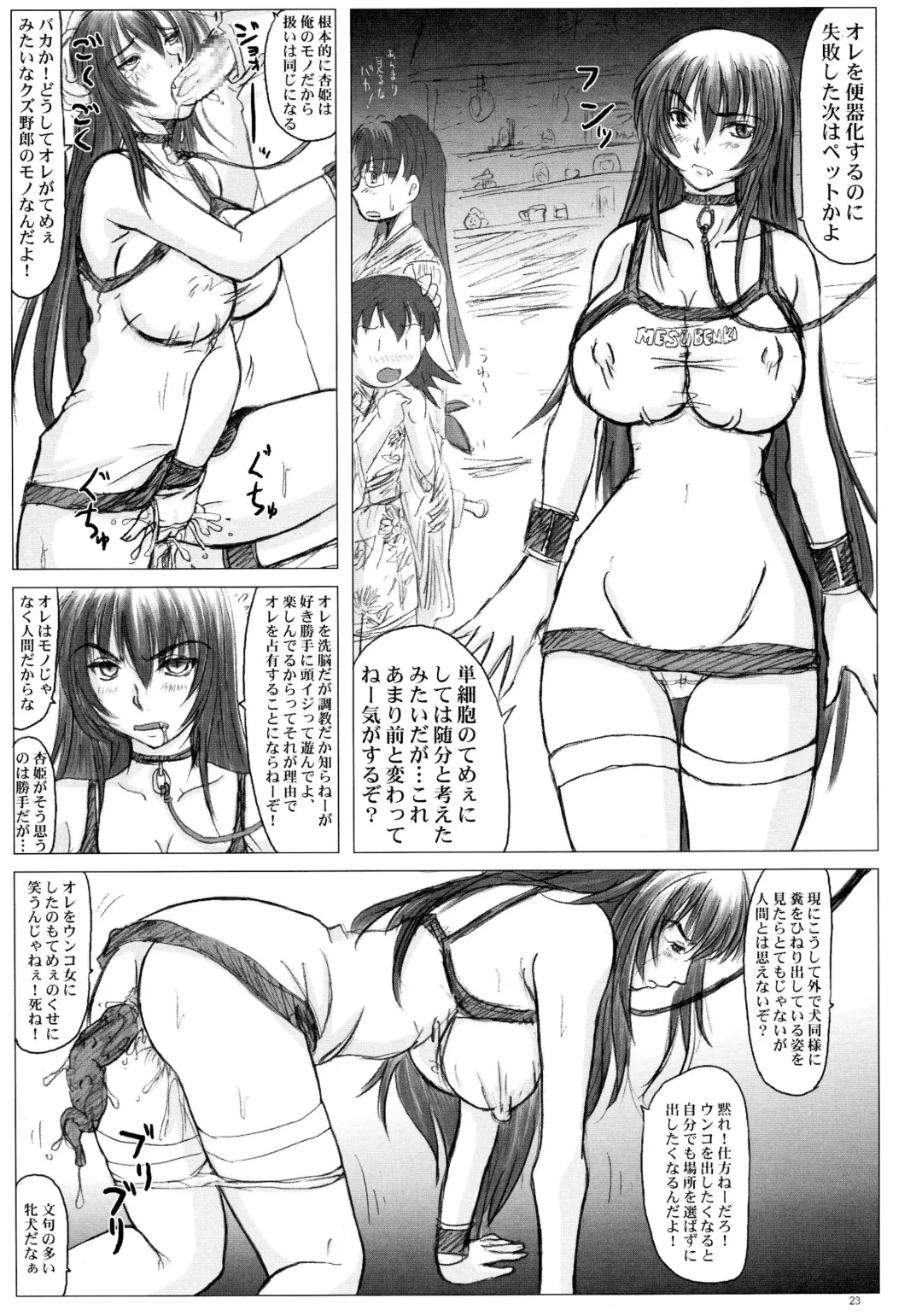 [Nozarashi Satoru] Kyouhime-sama Chijoku Kutsujoku Gojuuyon Renpatsu! Fhentai.net - Page 23