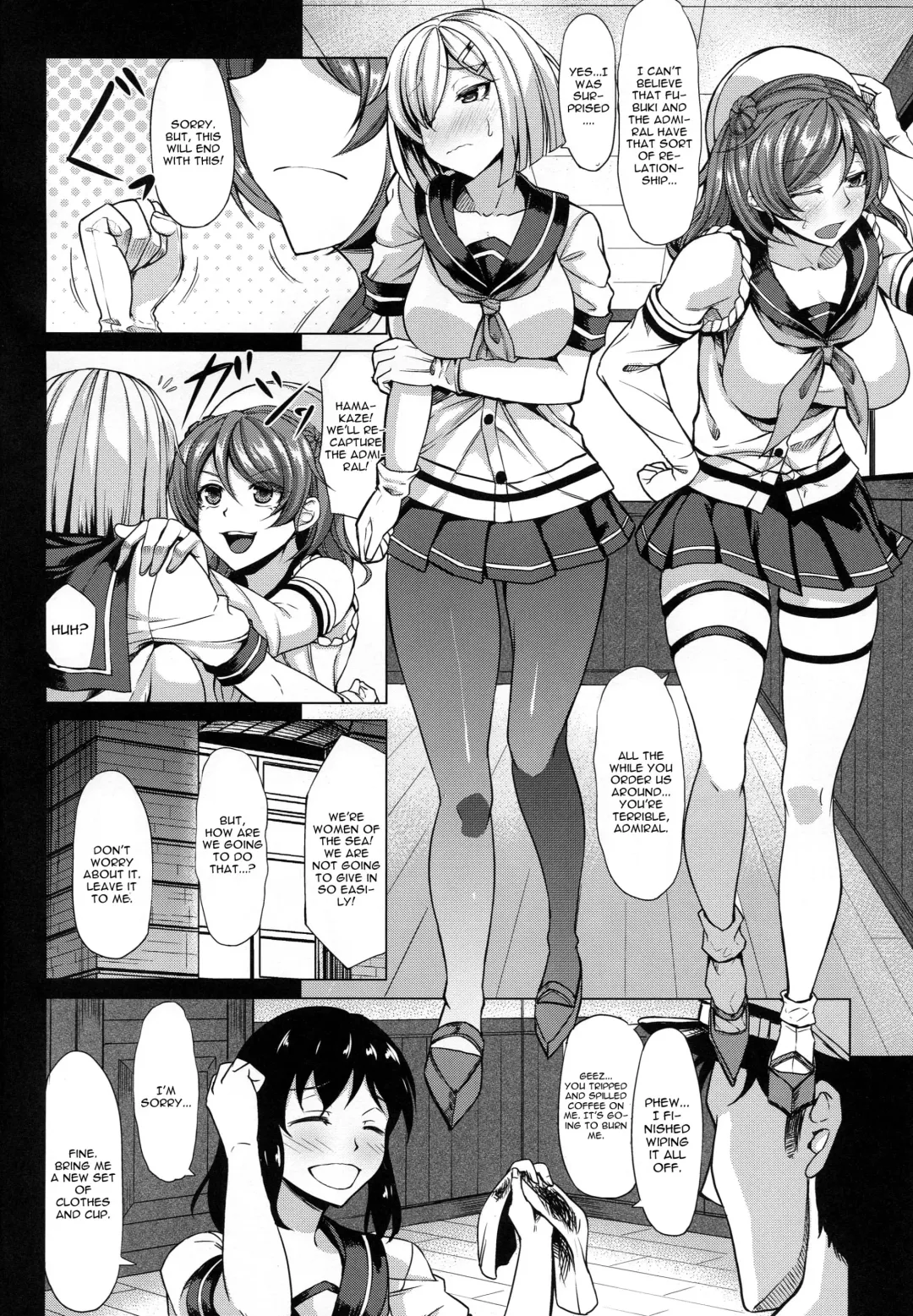 [Kinntarou] Hamakaze to Urakaze ni Shasei Kanri Saretai Fhentai - Page 3