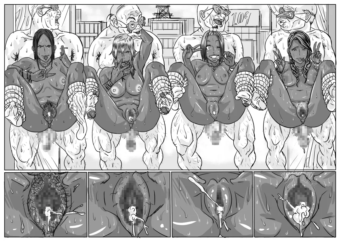 Cho ~Namaiki na Kuro Gal JK to Pakoritai Kimo Oyaji-tachi Fhentai - Page 105