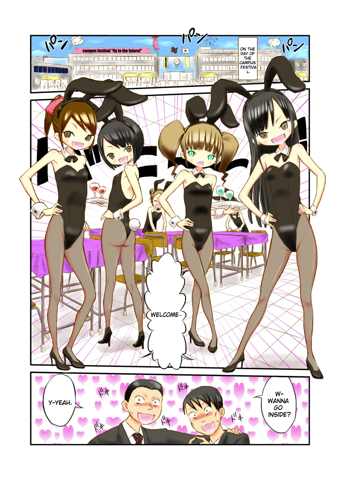 [Suzuki Tenpura] Gakuensai de Zenra Kissa!? Fhentai - Page 2