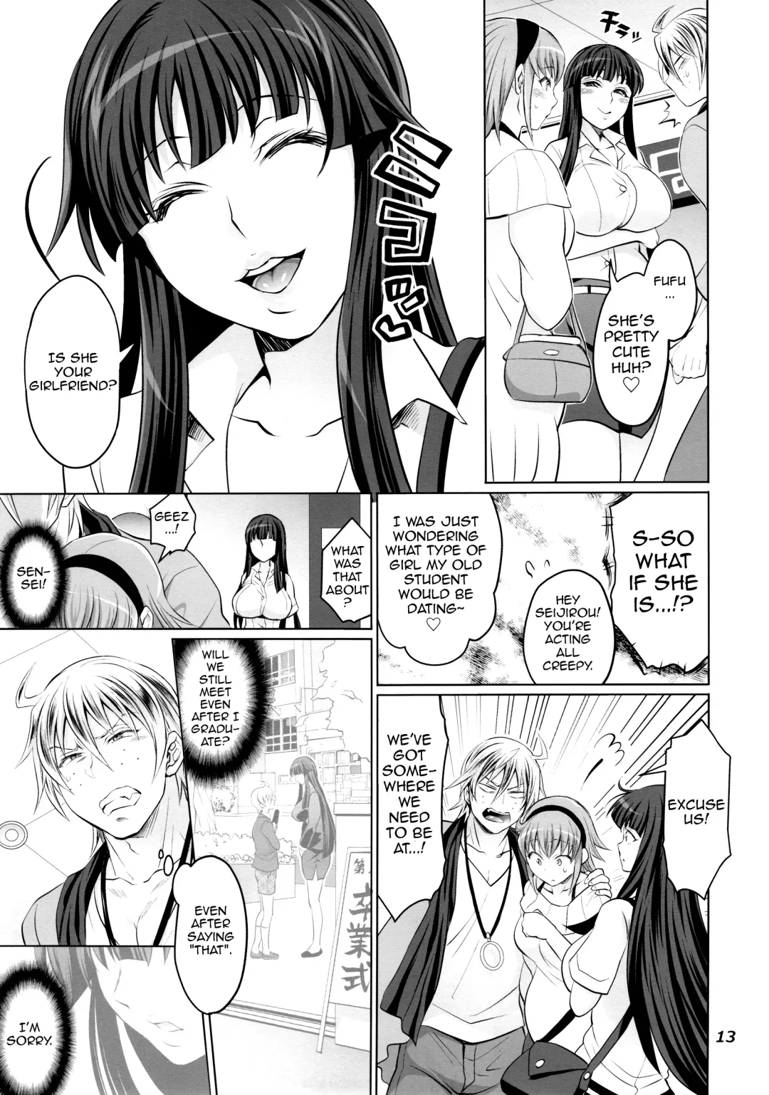 [Tokimachi Eisei] Futanari Yumiko Sensei to Komochi ni natta Ore Fhentai.net - Page 13