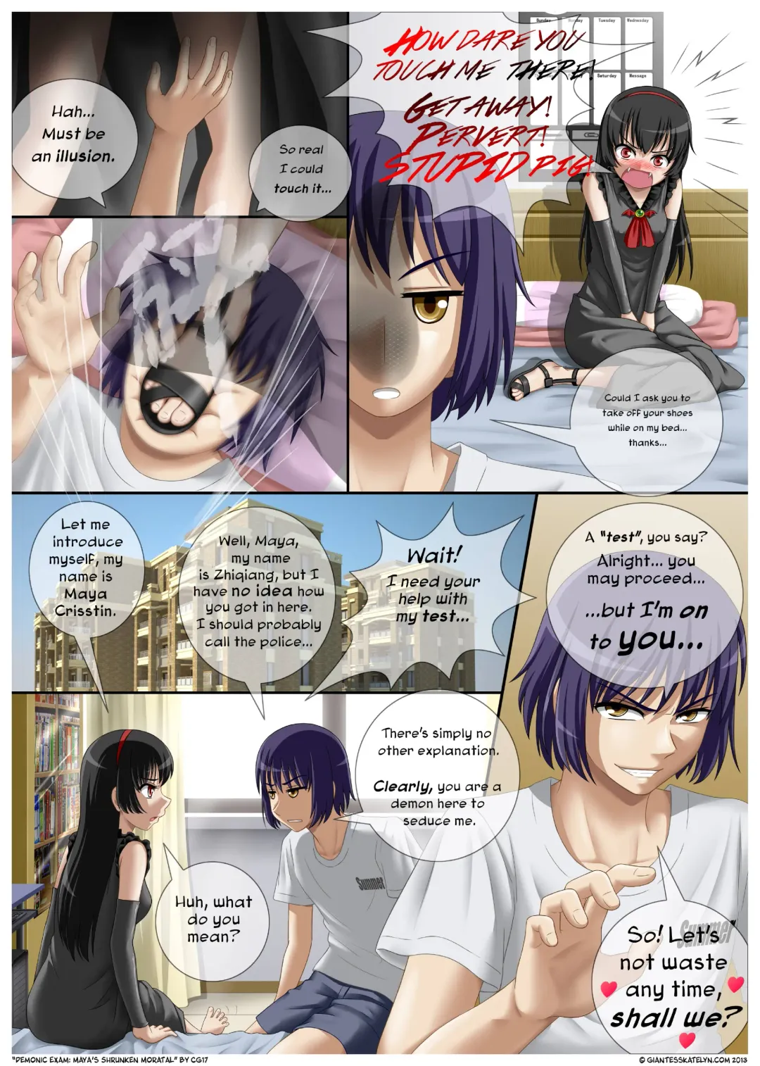 [Cg17] Demonic exam 1 Maya's Shrunken Mortal Fhentai - Page 8
