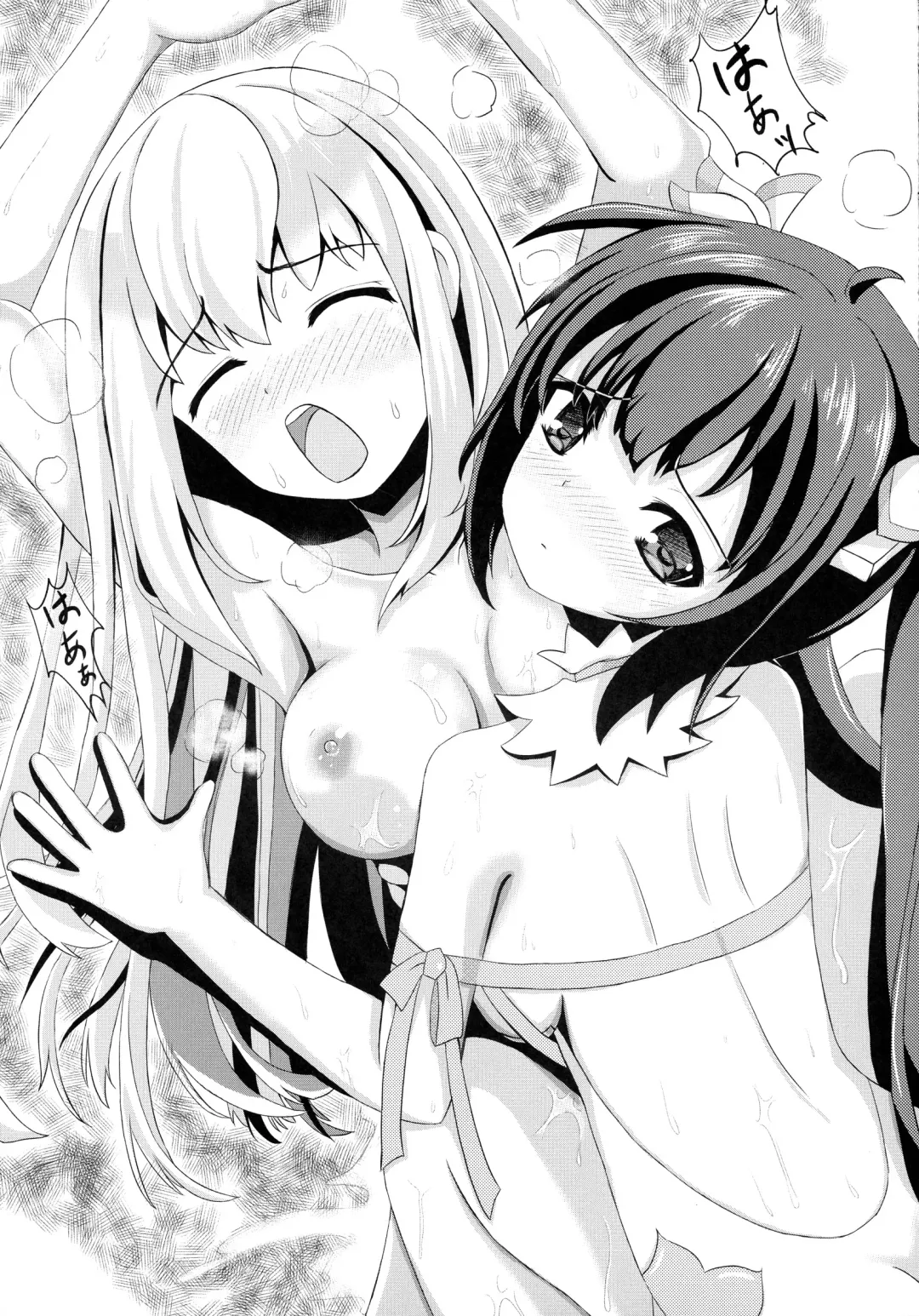 [Midorino Haru] Hestia x Aiz Fhentai - Page 16