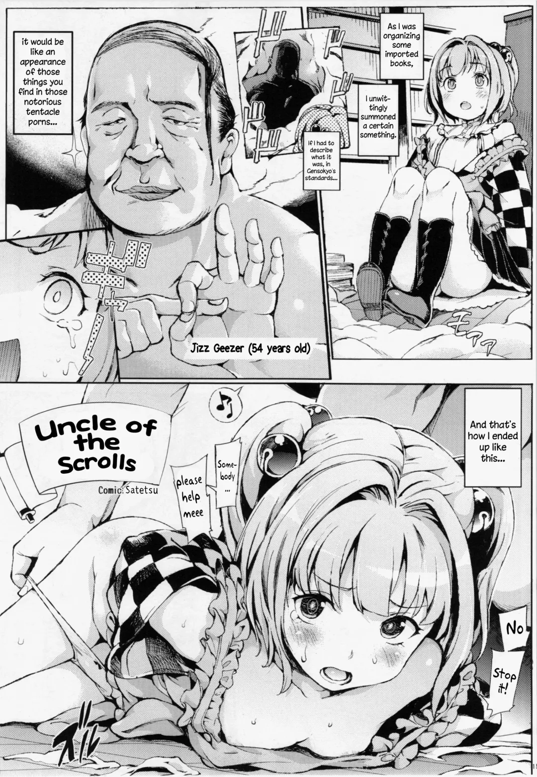 [Satetsu] Oji-san of Scroll | Uncle of the Scrolls Fhentai - Page 1