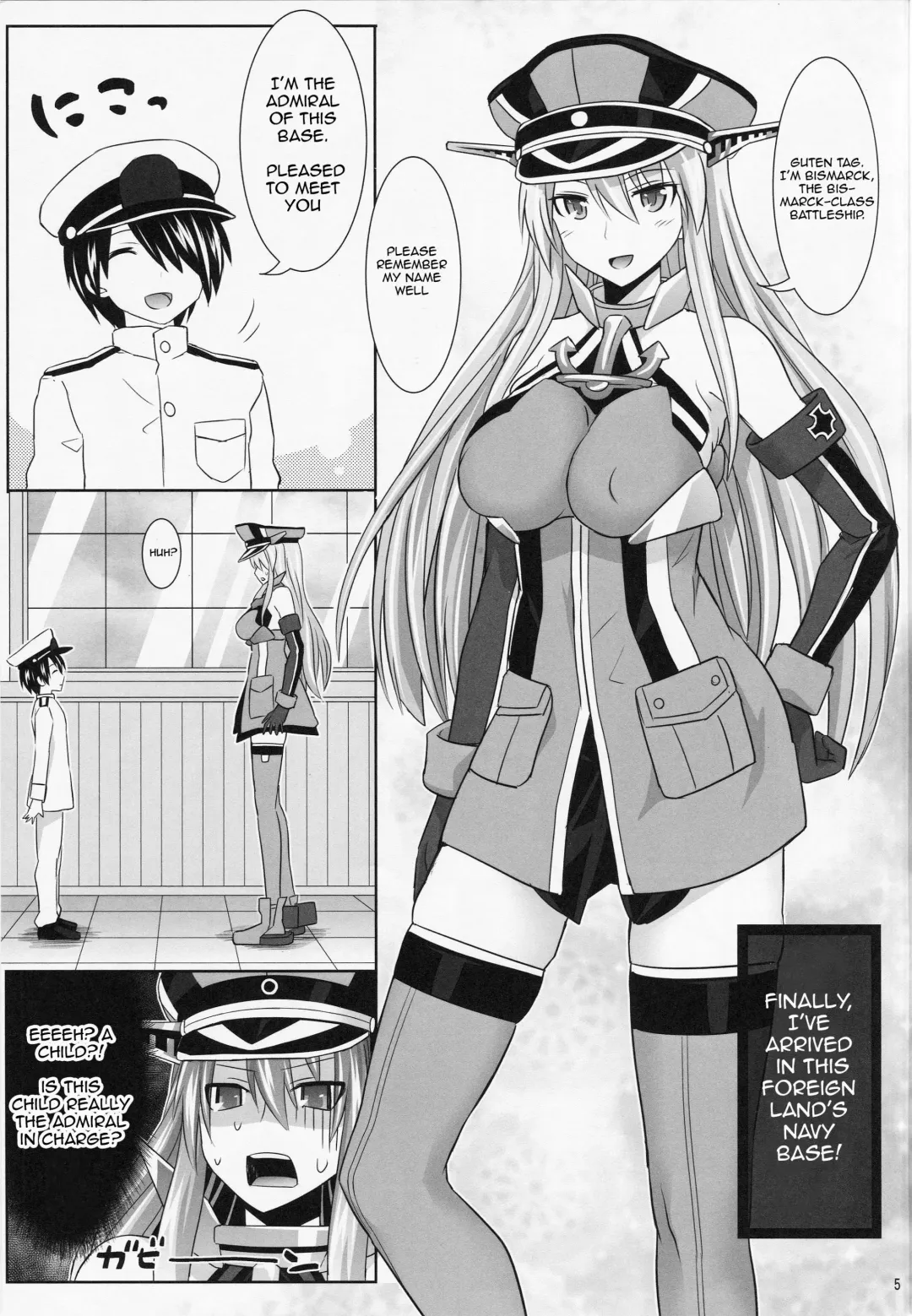 [Makinosaka Shinichi] Bismarck wa Shounen Teitoku kara Seifuku Shouri o Mezasu sou desu Fhentai - Page 3