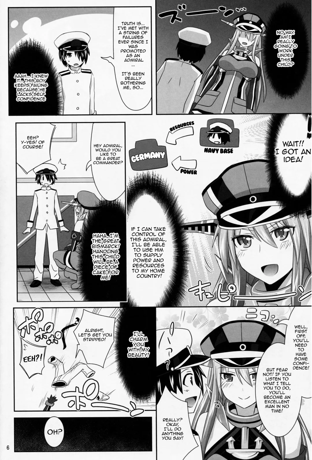 [Makinosaka Shinichi] Bismarck wa Shounen Teitoku kara Seifuku Shouri o Mezasu sou desu Fhentai - Page 4