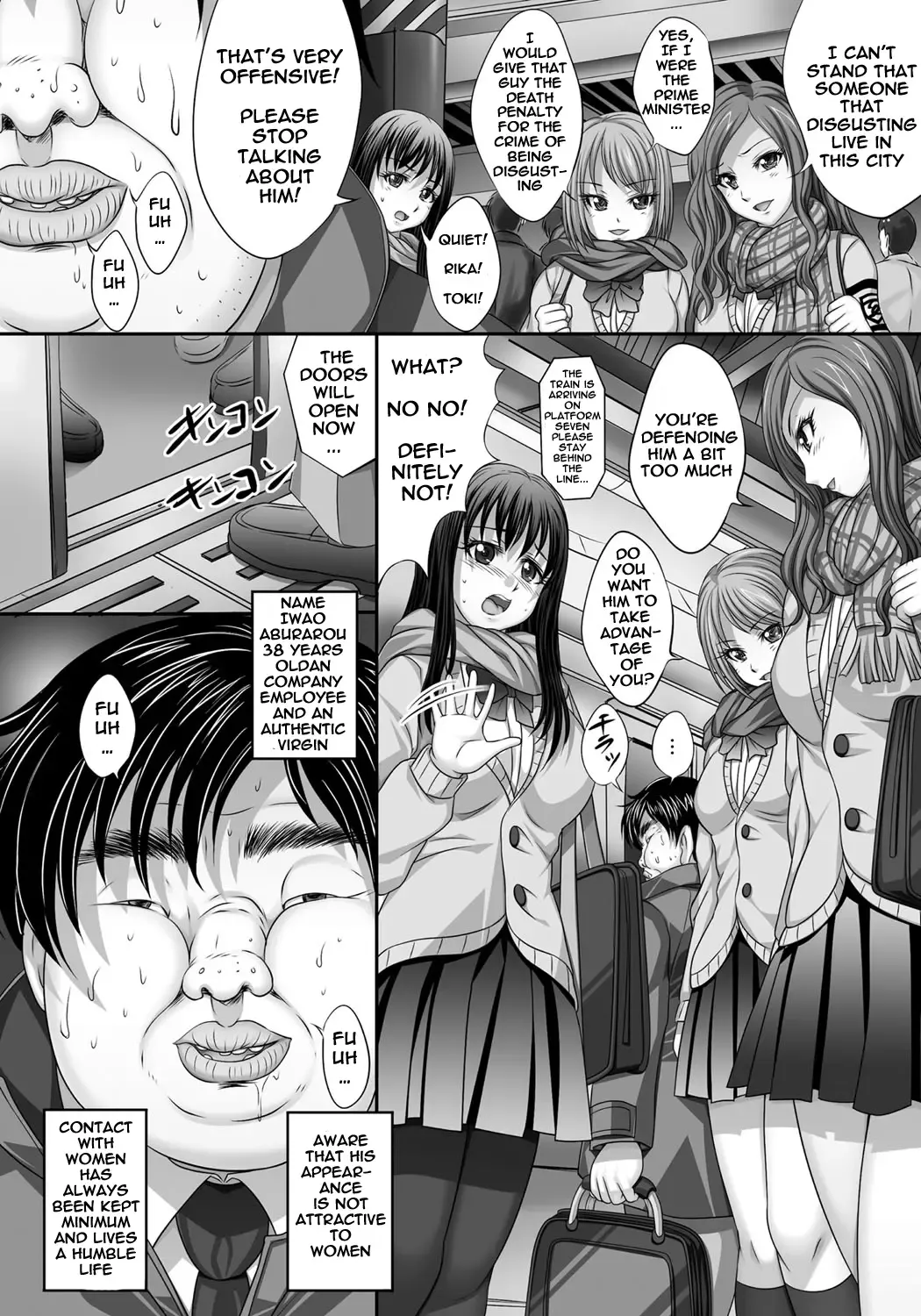 [Nao Takami] Busamen ga Tsuukin Densha no Jikan o Tomete JK ni xx Fhentai.net - Page 2