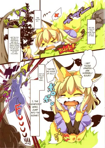 [Sirokoma] Ochiru Budou Tabetai Kitsune | Hungry for Sour Grapes Fhentai - Page 4