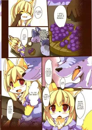 [Sirokoma] Ochiru Budou Tabetai Kitsune | Hungry for Sour Grapes Fhentai - Page 7