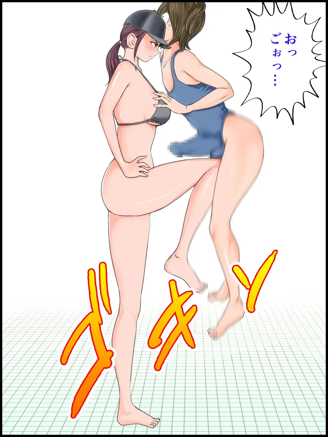 [Makunouchi] Monzetsu Ladies Pool Joshou Fhentai - Page 16