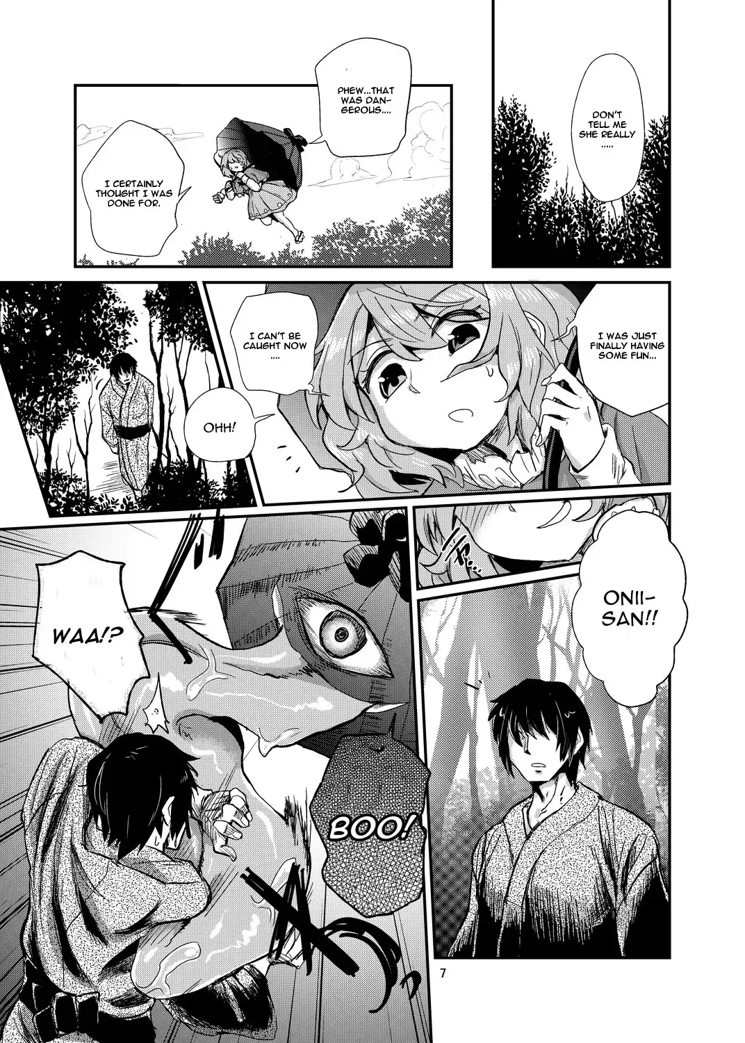 [Magifuro Konnyaku] Odoroki no Kogasa dezumu Fhentai.net - Page 6