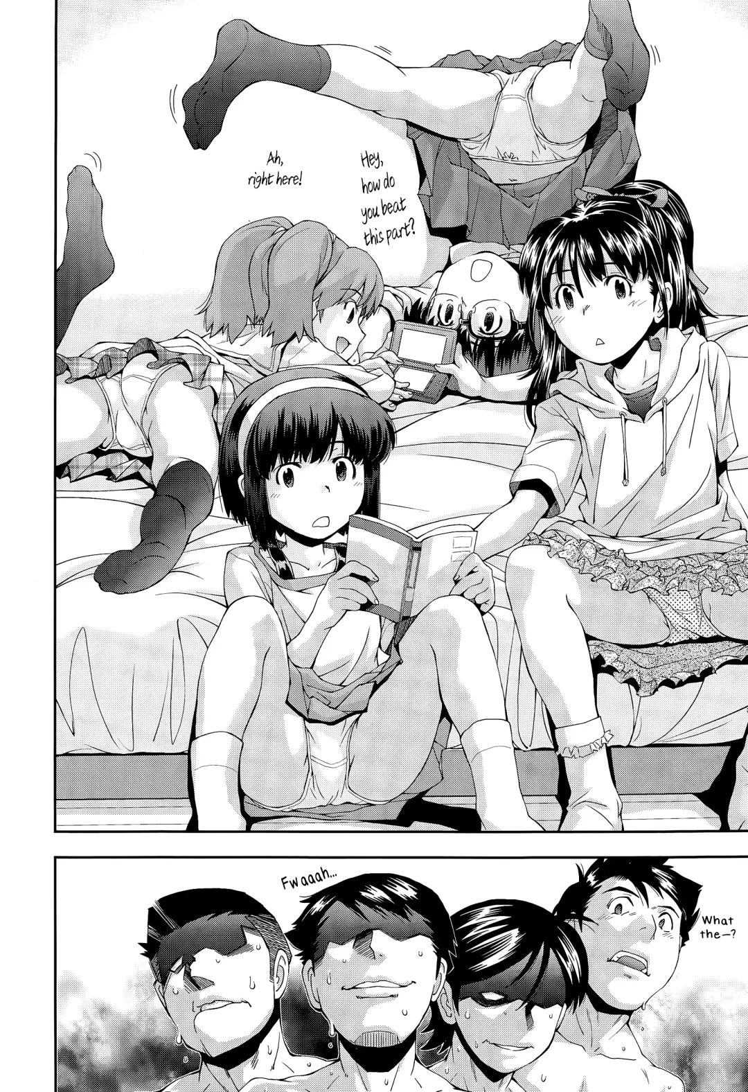 [Ryoumoto Hatsumi] Amefuri no Gogo wa, Minna de | A Rainy Afternoon with Friends Fhentai - Page 4