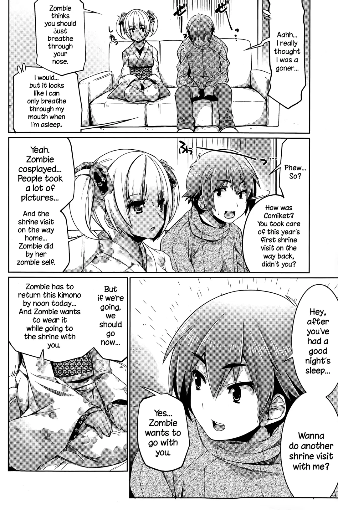 [Gyonikun] Hatsumoude of the Zombie Fhentai.net - Page 4