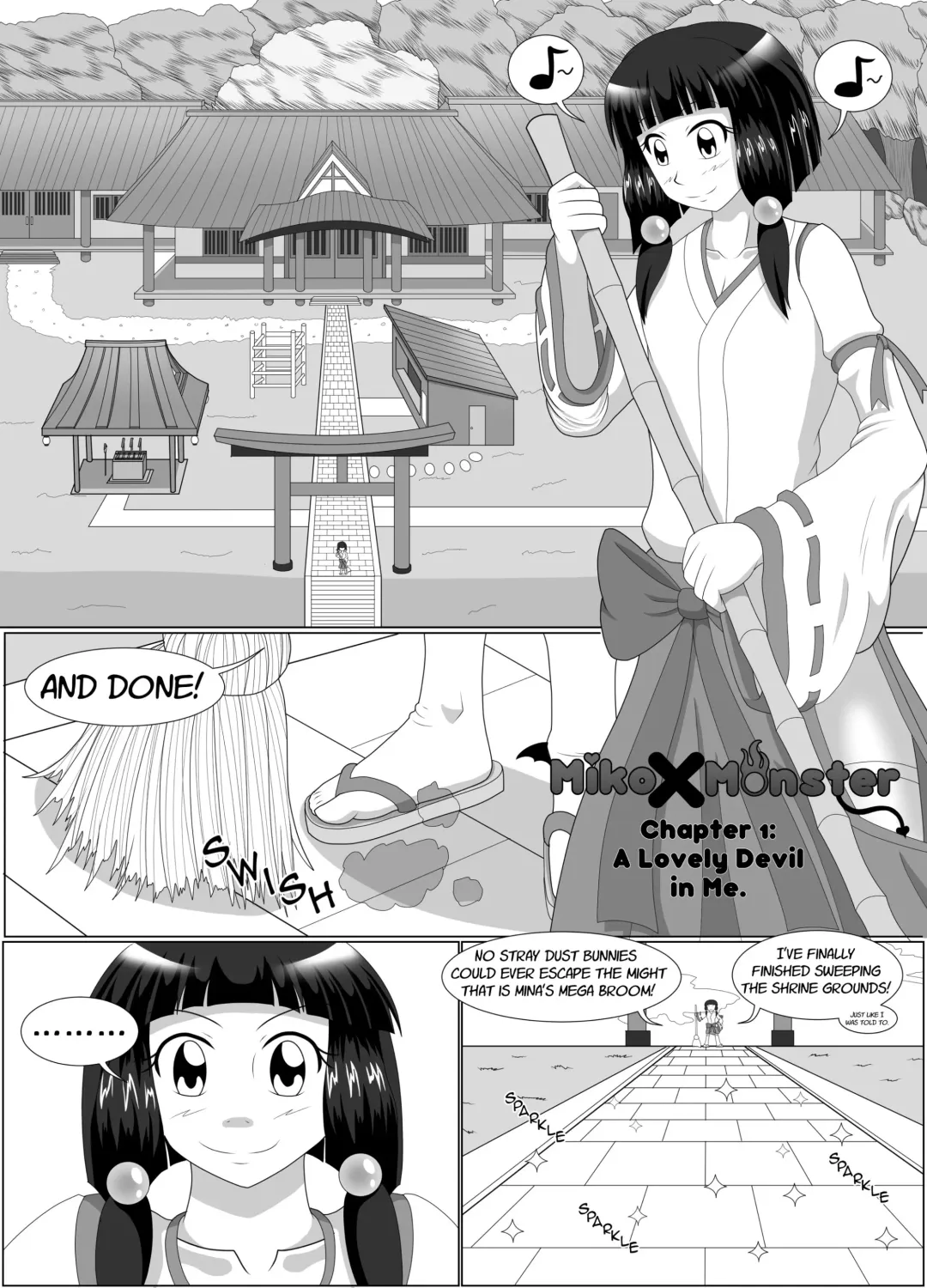 [Oxdaman] MikoXMonster_Chapter1_A_Lovely_Devil_in_Me Fhentai.net - Page 4