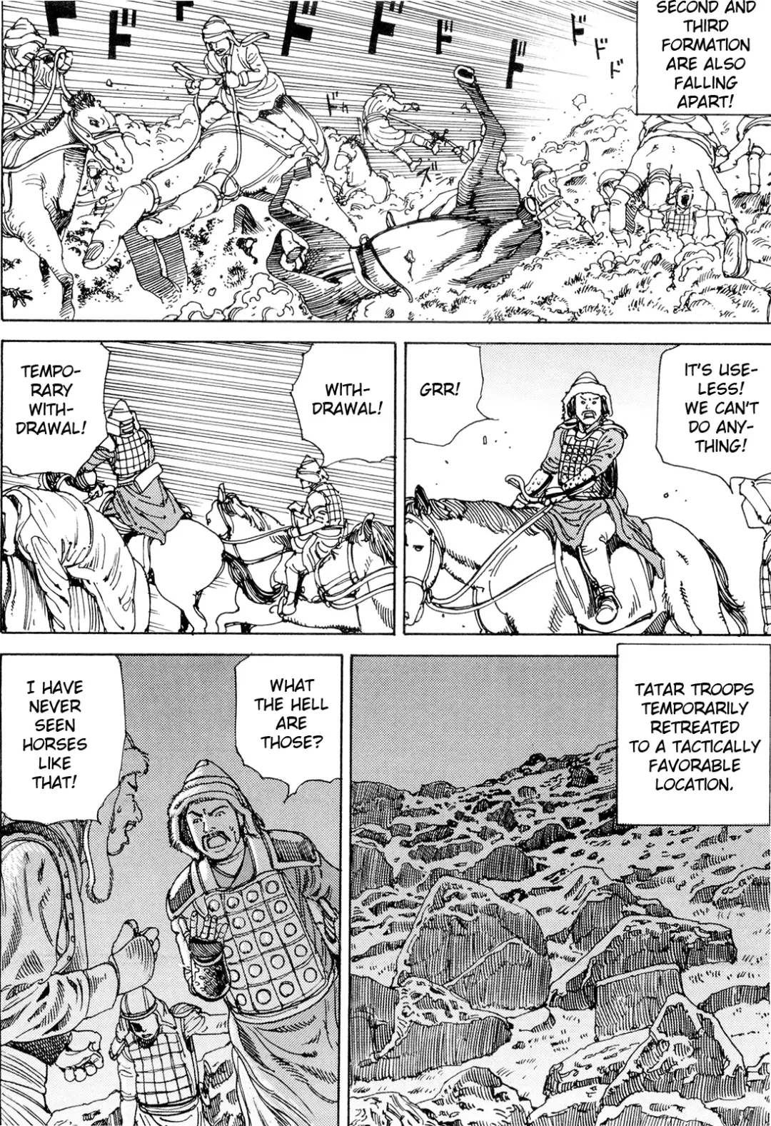[Kago Shintarou] Chou Douryoku Mouko Daishuurai - The Ultra Power Mongol Invasion | Super Powered Mongolia Invasion Fhentai - Page 11