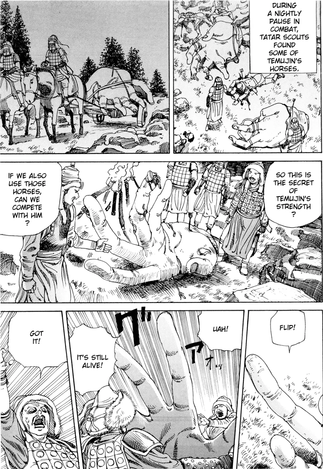[Kago Shintarou] Chou Douryoku Mouko Daishuurai - The Ultra Power Mongol Invasion | Super Powered Mongolia Invasion Fhentai - Page 12