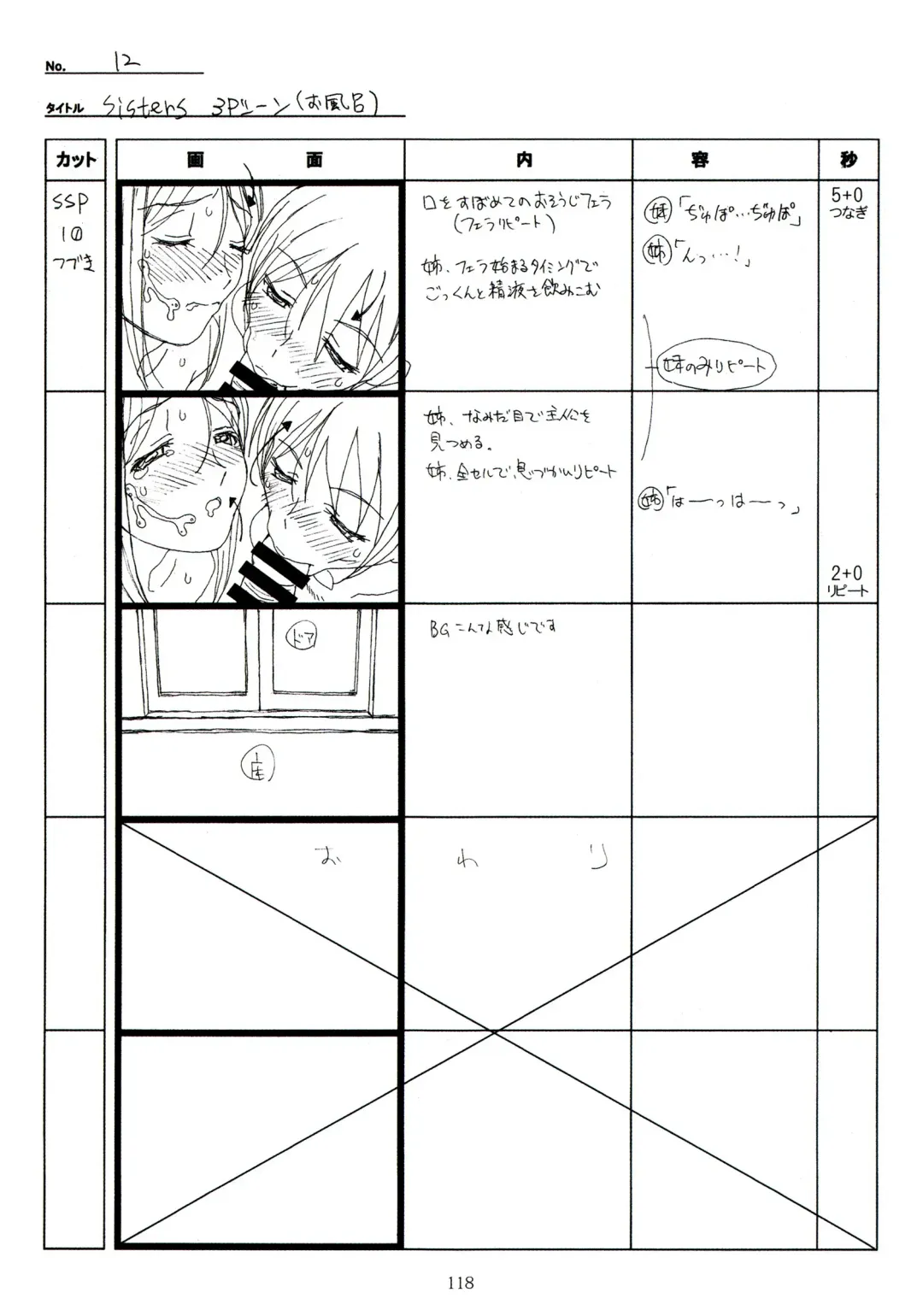 [Taki Minashika] SISTERS -Natsu no Saigo no Hi- H Scene All Part Storyboard Fhentai - Page 118