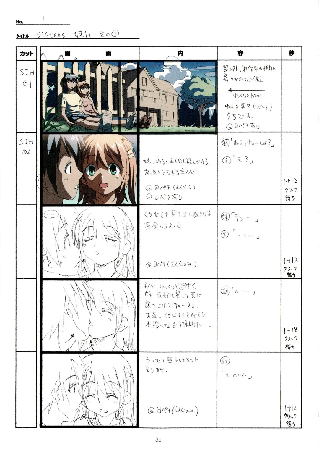 [Taki Minashika] SISTERS -Natsu no Saigo no Hi- H Scene All Part Storyboard Fhentai - Page 31