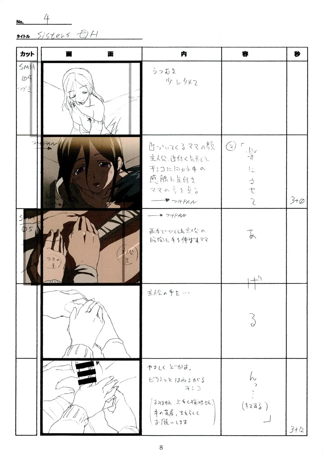 [Taki Minashika] SISTERS -Natsu no Saigo no Hi- H Scene All Part Storyboard Fhentai - Page 8